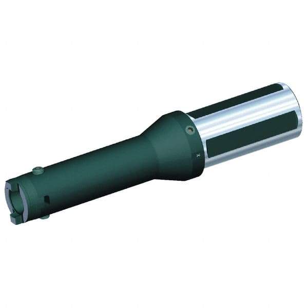 Kennametal - Series HTS, Head Connection 22, 2" Shank Diam, Drill Body - 88.9mm Drill Body Length to Flange, SSF Toolholder, 40mm Nose Diam, 241.3mm OAL, 127.7mm Drill Body Length, Weldon Flat Shank, Through Coolant - Apex Tool & Supply