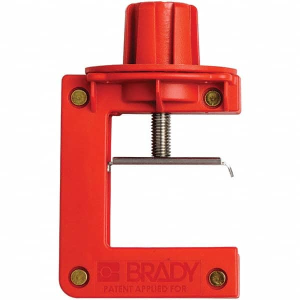 Brady - Pneumatic & Valve Lockouts Type: Butterfly Valve Lockout Maximum Valve Handle Size (Inch): 2-1/2 - Apex Tool & Supply