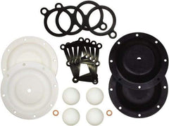 SandPIPER - 1/4" Pump, Santoprene Fluid Section Repair Kit - For Use with Diaphragm Pumps - Apex Tool & Supply