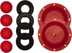 SandPIPER - 2" Pump, Santoprene Fluid Section Repair Kit - For Use with Diaphragm Pumps - Apex Tool & Supply