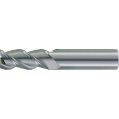 Kennametal - 5/8", 3 Flute, Single End, Solid Carbide, 0.015" Corner Radius End Mill - 3-1/2" OAL, 37° Helix, Right Hand Flute, 1-5/8" LOC, Right Hand Cut - Apex Tool & Supply