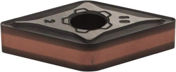Iscar - DNMG432 M3M Grade IC6015 Carbide Turning Insert - TiCN/Al2O3/TiN Finish, 55° Diamond, 1/2" Inscr Circle, 3/16" Thick, 1/32" Corner Radius - Apex Tool & Supply