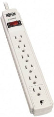 Tripp-Lite - 6 Outlets, 120 VAC15 Amps, 15' Cord, Power Outlet Strip - Floor, Keyhole Mount, 5-15 NEMA Configuration, 1.23" Strip - Apex Tool & Supply