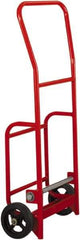 Valley Craft - 800 Lb Capacity 53" OAH Hand Truck - Loop Handle, Steel, Mold-On Rubber Wheels - Apex Tool & Supply