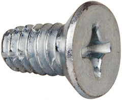 Value Collection - 1/4-20 UNC 1/2" Overall Length #3 Phillips Thread Cutting Screw - Apex Tool & Supply