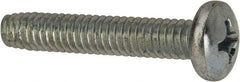 Value Collection - 1/4-20 UNC Thread, 1-1/2" Length Under Head, #3 Phillips Drive Steel Thread Cutting Screw - Pan Head, Grade 1016-1024, Point Type F, Zinc-Plated Finish - Apex Tool & Supply
