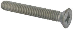 Value Collection - 5/16-18 UNC, 2-1/4" OAL Phillips Drive Machine Screw - Flat Head, Grade J82 Steel, Zinc-Plated Finish, Without Washer - Apex Tool & Supply