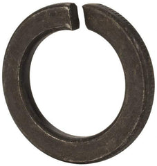 Value Collection - M27, 27.5mm ID, 43mm OD, 5mm Thick Split Lock Washer - Grade 8 Spring Steel, Uncoated, 27.5mm Min ID, 43.7mm Max ID - Apex Tool & Supply