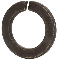 Value Collection - M42, 42.5mm ID, 68.2mm OD, 7mm Thick Split Lock Washer - Grade 8 Spring Steel, Uncoated, 42.5mm Min ID, 43.7mm Max ID - Apex Tool & Supply