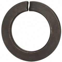 Value Collection - M45, 45.5mm ID, 71.2mm OD, 7mm Thick Split Lock Washer - Grade 8 Spring Steel, Uncoated, 45.5mm Min ID, 46.7mm Max ID - Apex Tool & Supply
