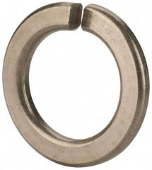 Value Collection - M30, 30.5mm ID, 48.2mm OD, 6mm Thick Split Lock Washer - 18-8 Austenitic Grade A2 Stainless Steel, Uncoated, 30.5mm Min ID, 31.7mm Max ID - Apex Tool & Supply