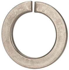 Value Collection - M39, 39.5mm ID, 61.2mm OD, 6mm Thick Split Lock Washer - 18-8 Austenitic Grade A2 Stainless Steel, Uncoated, 39.5mm Min ID, 40.7mm Max ID - Apex Tool & Supply