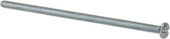 Value Collection - #6-32 UNC, 3-1/4" Length Under Head Slotted Drive Machine Screw - Pan Head, Grade J82 Steel, Zinc-Plated Finish, Without Washer - Apex Tool & Supply