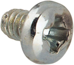 Value Collection - #2-56 UNC, 1/8" Length Under Head Phillips Drive Machine Screw - Pan Head, Grade J82 Steel, Zinc-Plated Finish, Without Washer - Apex Tool & Supply