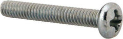Value Collection - #5-40 UNC, 7/8" Length Under Head Phillips Drive Machine Screw - Pan Head, Grade J82 Steel, Zinc-Plated Finish, Without Washer - Apex Tool & Supply