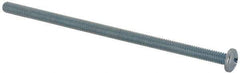 Value Collection - #8-32 UNC, 3-1/2" Length Under Head Phillips Drive Machine Screw - Pan Head, Grade J82 Steel, Zinc-Plated Finish, Without Washer - Apex Tool & Supply