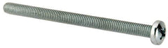 Value Collection - #10-32 UNF, 2-3/4" Length Under Head Phillips Drive Machine Screw - Pan Head, Grade J82 Steel, Zinc-Plated Finish, Without Washer - Apex Tool & Supply