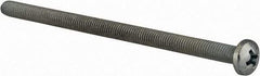 Value Collection - #10-32 UNF, 3-1/2" Length Under Head Phillips Drive Machine Screw - Pan Head, Grade J82 Steel, Zinc-Plated Finish, Without Washer - Apex Tool & Supply