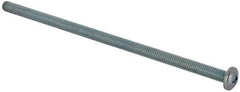Value Collection - #10-32 UNF, 4-1/2" Length Under Head Phillips Drive Machine Screw - Pan Head, Grade J82 Steel, Zinc-Plated Finish, Without Washer - Apex Tool & Supply