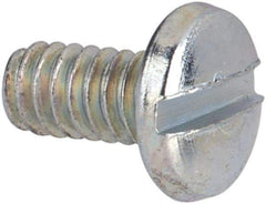 Value Collection - #2-56 UNC, 3/16" Length Under Head Slotted Drive Machine Screw - Binding Head, Grade J82 Steel, Zinc-Plated Finish, Without Washer - Apex Tool & Supply