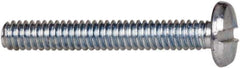 Value Collection - #2-56 UNC, 5/8" Length Under Head Slotted Drive Machine Screw - Binding Head, Grade J82 Steel, Zinc-Plated Finish, Without Washer - Apex Tool & Supply