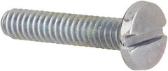 Value Collection - #3-48 UNC, 1/2" Length Under Head Slotted Drive Machine Screw - Binding Head, Grade J82 Steel, Zinc-Plated Finish, Without Washer - Apex Tool & Supply