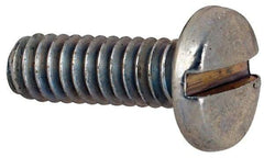 Value Collection - #5-40 UNC, 3/8" Length Under Head Slotted Drive Machine Screw - Binding Head, Grade J82 Steel, Zinc-Plated Finish, Without Washer - Apex Tool & Supply