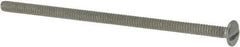 Value Collection - #6-32 UNC, 3" Length Under Head Slotted Drive Machine Screw - Truss Head, Grade J82 Steel, Zinc-Plated Finish, Without Washer - Apex Tool & Supply