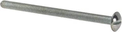Value Collection - #10-32 UNF, 3" Length Under Head Slotted Drive Machine Screw - Truss Head, Grade J82 Steel, Zinc-Plated Finish, Without Washer - Apex Tool & Supply