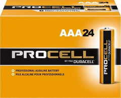 Duracell - Size AAA, Alkaline, Standard Battery - 1.5 Volts - Apex Tool & Supply