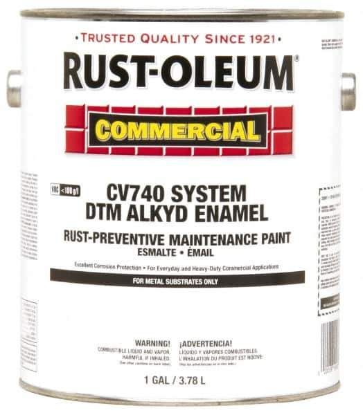 Rust-Oleum - 1 Gal Flat Red Alkyd Primer - 325 to 650 Sq Ft Coverage, Quick Drying, Interior/Exterior - Apex Tool & Supply