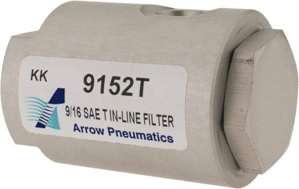 Made in USA - Filter Elements & Assemblies Filter Type: In-Line T Type Media Type: Sintered Bronze - Apex Tool & Supply
