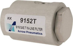 Made in USA - Filter Elements & Assemblies Filter Type: In-Line T Type Media Type: Sintered Bronze - Apex Tool & Supply