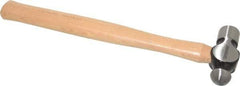 Paramount - 1/2 Lb Head Ball Pein Hammer - Wood Handle, 11-3/4" OAL - Apex Tool & Supply