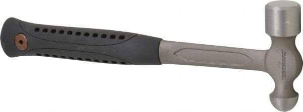 Paramount - 1 Lb Head Ball Pein Hammer - Steel Handle with Grip, 13-1/4" OAL - Apex Tool & Supply