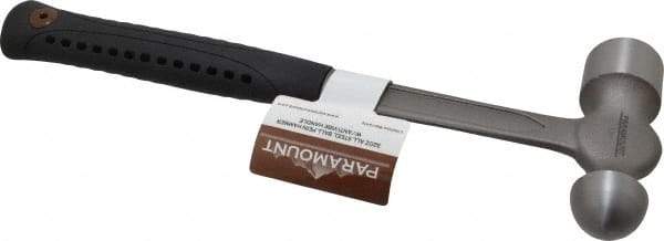 Paramount - 2 Lb Head Ball Pein Hammer - Steel Handle with Grip, 14-1/2" OAL - Apex Tool & Supply