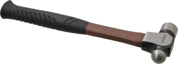 Paramount - 1 Lb Head Ball Pein Hammer - Fiberglass Handle, 12-7/8" OAL - Apex Tool & Supply