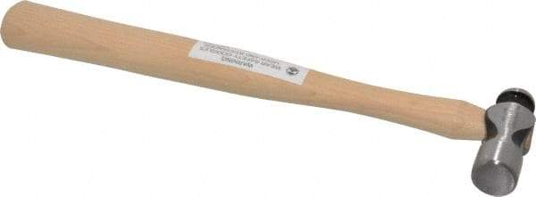 Paramount - 1/4 Lb Head Ball Pein Hammer - Wood Handle, 10-7/8" OAL - Apex Tool & Supply