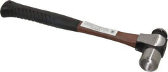 Paramount - 3/4 Lb Head Ball Pein Hammer - Fiberglass Handle, 11-1/8" OAL - Apex Tool & Supply