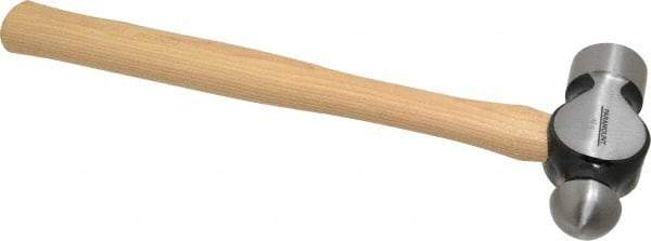 Paramount - 3 Lb Head Ball Pein Hammer - Wood Handle, 16-1/2" OAL - Apex Tool & Supply