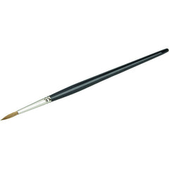1/8″ Watercolor Brush, Red Sable, 5/8″ Trim Length, Round Handle - Apex Tool & Supply