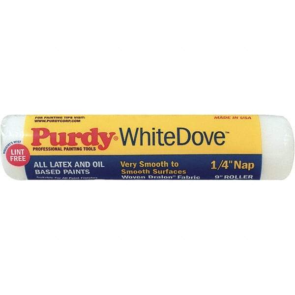 Purdy - 1/4" Nap, 9" Wide Paint General Purpose Roller Cover - Smooth Texture, Dralon - Apex Tool & Supply