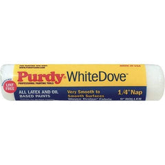 Purdy - 1/4" Nap, 9" Wide Paint General Purpose Roller Cover - Smooth Texture, Dralon - Apex Tool & Supply