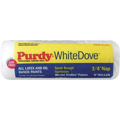 Purdy - 3/4" Nap, 9" Wide Paint General Purpose Roller Cover - Semi-Rough Texture, Dralon - Apex Tool & Supply