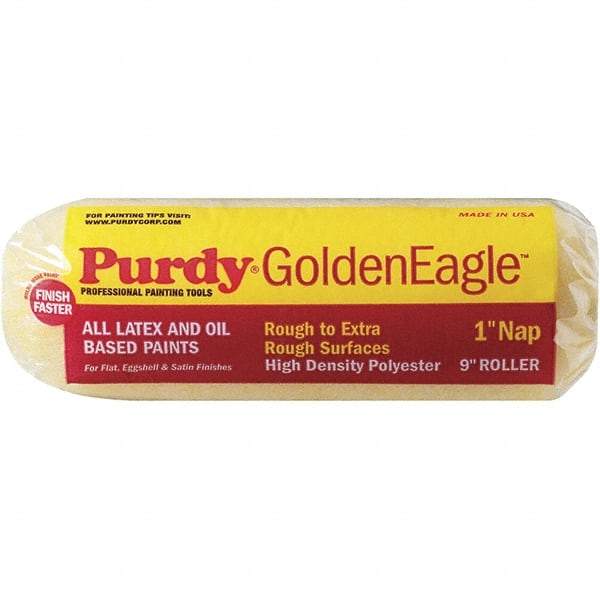 Purdy - 1" Nap, 9" Wide Paint General Purpose Roller Cover - Rough Texture, High Density Polyester - Apex Tool & Supply