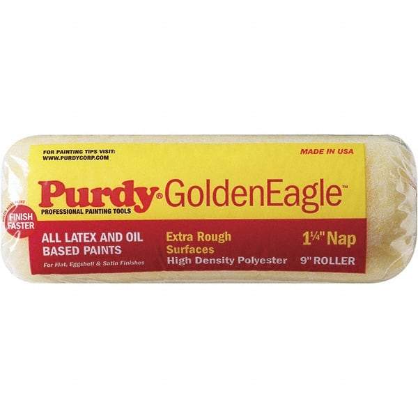 Purdy - 1-1/4" Nap, 9" Wide Paint General Purpose Roller Cover - Rough Texture, High Density Polyester - Apex Tool & Supply