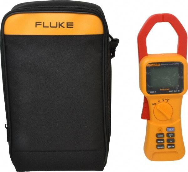 Fluke - 353, CAT IV, CAT III, Digital True RMS Clamp Meter with 2.2835" Clamp On Jaws - 1400 AC Amps, 2000 DC Amps, Measures Current, Frequency - Apex Tool & Supply