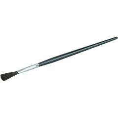 1/4″ Flat Marking Brush, Ox Hair, 7/8″ Trim Length, Round Handle - Apex Tool & Supply