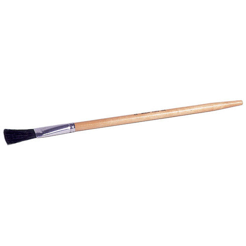 1/4″ Fitch Brush, Black China Bristle, 13/16″ Trim Length, Clear Lacquered Handle - Apex Tool & Supply
