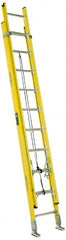 Louisville - 20' High, Type IAA Rating, Fiberglass Industrial Extension Ladder - Apex Tool & Supply